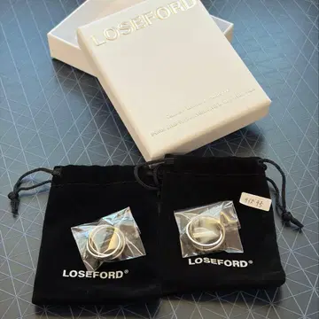 [ 즉시 구매 OK ] 새상품 LOSEFORD 반지 페어링