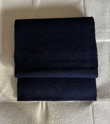 팔촌 개방 나고야 오비 이로무지 경절지 짙은 남색 미사용품