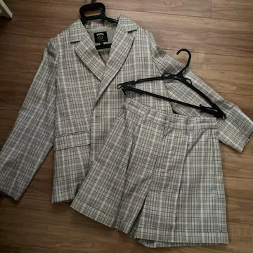 Lovetoxic 체크 무늬 L 사이즈 팬츠 셋업