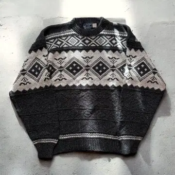 80s USA제 Peconic Bay Traders 노르딕 니트