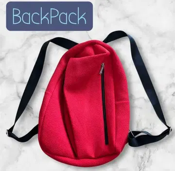 냅색풍 메쉬 백