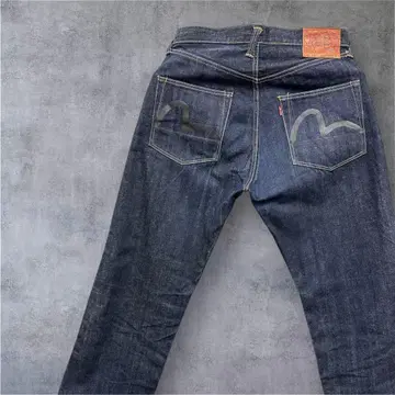 다크 네이비 EVISU 에비수 2001 No.2 새상품급