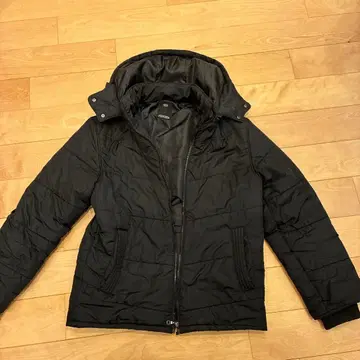 AZUL by moussy 블랙 다운 자켓