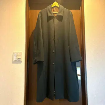 남성용 코트 그린 계열