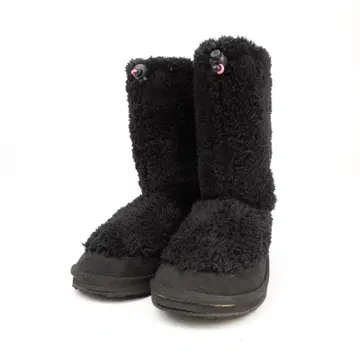 ROXY 24.0 복슬복슬 어그 부츠 하트 블랙/KD60