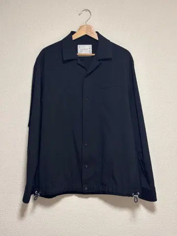 [ sacai ] 긴팔 셔츠 블랙 사이즈 2