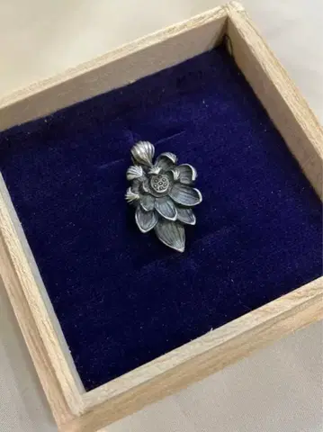 듀얼 플로우 펜던트 탑 Dual Flow 연꽃 화 실버925