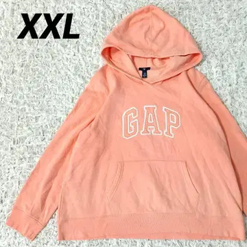 GAP 살몬 핑크 후드티 XXL 올드 갭 로고 빅 사이즈