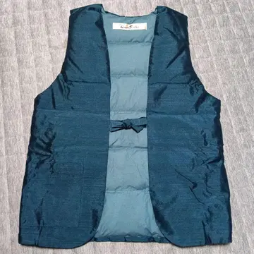 민소매 반텐 베스트 깃털 100% Grand Feather