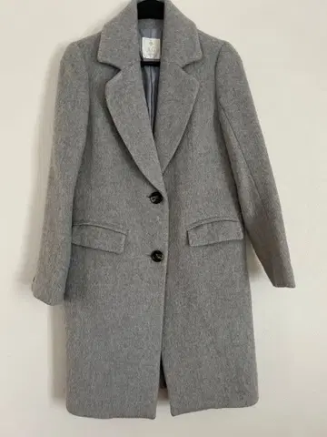 AG 그레이 체스터 코트 S 사이즈