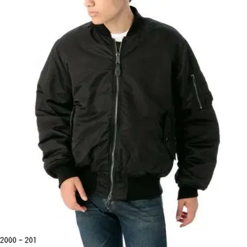 ALPHA INDUSTRIES MA-1 US 스펙 2000 블랙 L