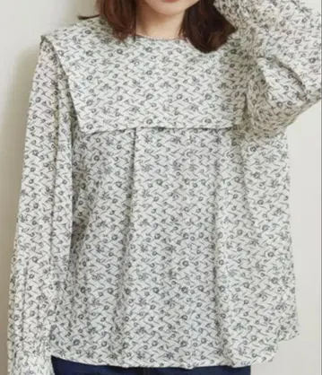 fig London Jenny BL 긴팔 블라우스 세일러 카라