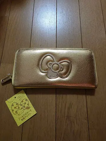 헬로키티 골드 장지갑
