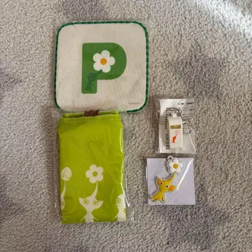 피크민 어디든지 참 에코백 호루라기 손수건