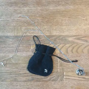 아놀드 파머 실버 펜던트 목걸이 파우치 포함