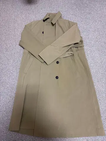 MOUSSY 카키 트렌치코트