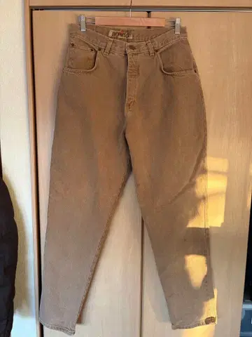 BONGO 라이트 브라운 스트레이트 데님 팬츠