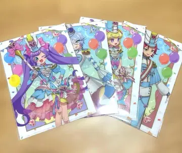 프리파라 마루쿠지 클리어 파일 4종 세트 히비키 아사히 쇼고 코요이