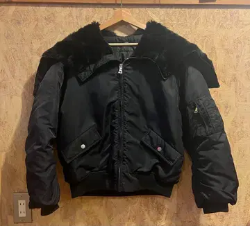 EMODA 에모다 플라이트 자켓 N2B 블랙 y2k