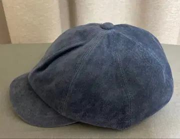 아틀레나 스웨이드 블루 돈피 60cm 모자