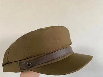 올리브색 카스케트 헌팅캡