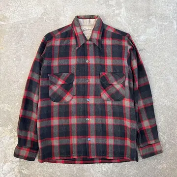 60s goldenline 보드 셔츠 울 셔츠 펜들턴