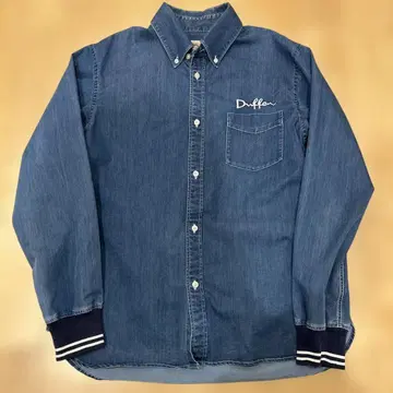 COOLMAX RIB CUFFS DENIM SHIRT