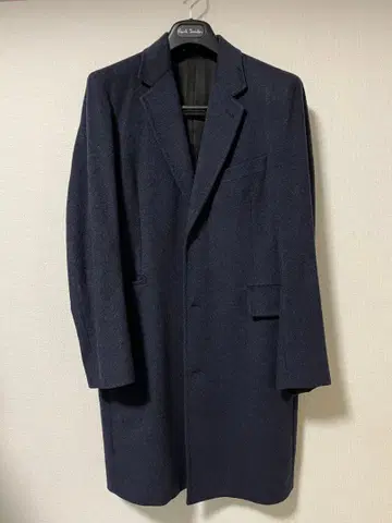 [ 정가 10만 엔 ] Paul Smith 네이비 체스터 코트