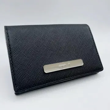 미사용품 Agnes b 에네스베 명함지갑 카드 케이스 블랙