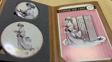 제5인격 벌스데이 굿즈 미치코 게이샤 캔뱃지 엽서