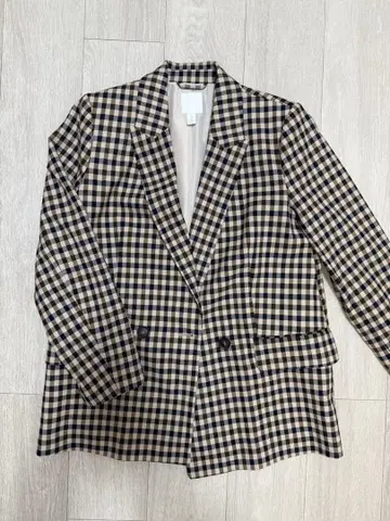 H&M 체크 무늬 자켓 EUR38