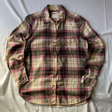 레어 00s 아메리칸 이글 체크 플란넬 셔츠 그런지 Y2K 구제 의류