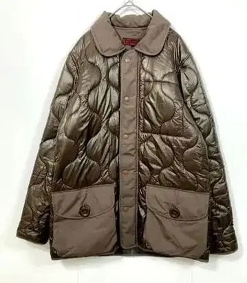 johnbull 브라운 퀼팅 자켓