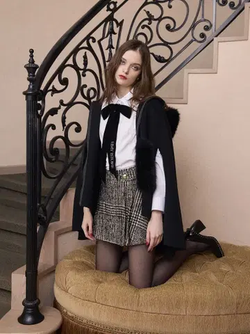 eimy istoire 트위드 턱 미니 스커트 새상품