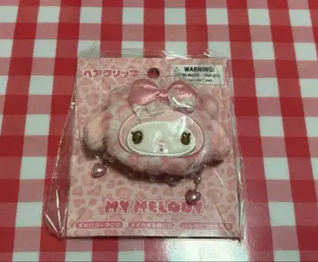 산리오 마이멜로디 레오파드 무늬 갸루곰 헤어 클립