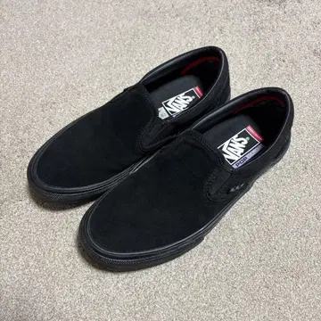 Vans 블랙 슬립온 26cm 스웨이드