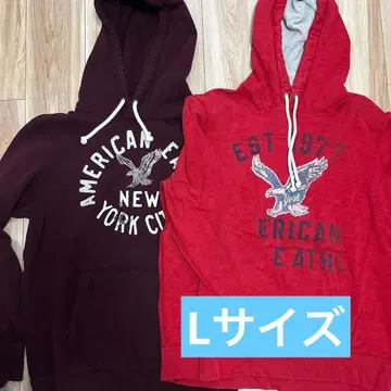 아바클로 | 후드티 | 와인 레드 | 레드 | 묶음 판매 | L 사이즈