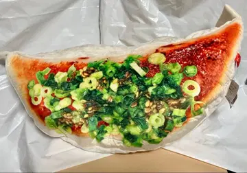 갓 구운! 만푸쿠 교자 리필 큰 쿠션 약 70cm 파 소스