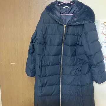 Re-J & SUPURE 네이비 다운 코트 3L