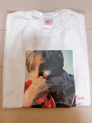 야마다 료스케 사이즈 T셔츠 RED