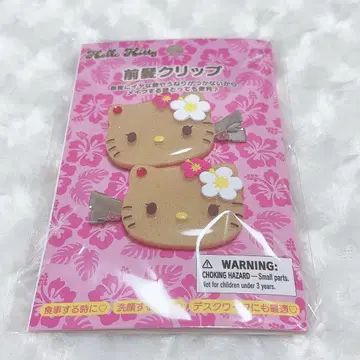 산리오 토코나츠 바케이션 앞머리 클립 키티 정품