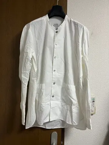 더 비리디안느 빌리지안 21ss 노카라 셔츠 2 새상품급