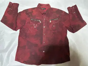 in theattic homme 빨간색 긴팔 셔츠 3L