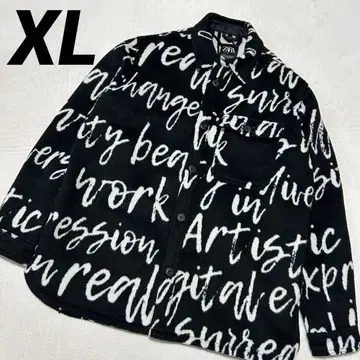 미사용급 [ ZARA ] 아우터 올 패턴 블랙 화이트 XL 남성용