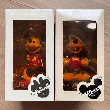 미키&미니 보블헤드 2체 세트