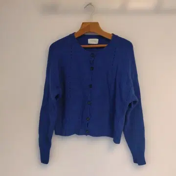 코테락 파랑 가디건 긴팔