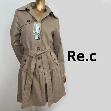 [ 4748 ] Re.c 원피스풍 코트 베이지 9 M