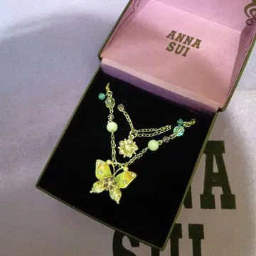 ANNASUI 안나수이 플라워 x 버터플라이 나비 목걸이 2개 세트