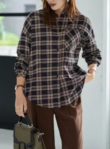 새상품급! 인기! 입체 스티치 체크 무늬 셔츠