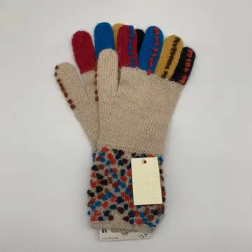 알파카 장갑 컬러풀 폼폼